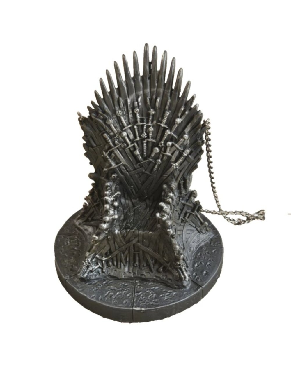 Thrones Holiday Ornament decoration Figurine - Metallic Gray